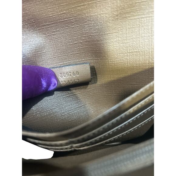 Gucci Guccisma Coated Canvas Long Wallet - Picture 9 of 10